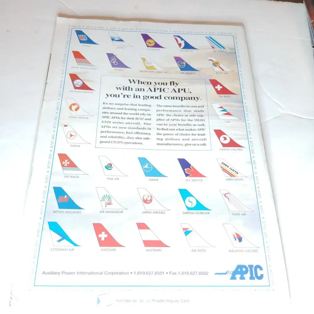Air Transport World Magazine - June 1996 - Into the Clear Aviation